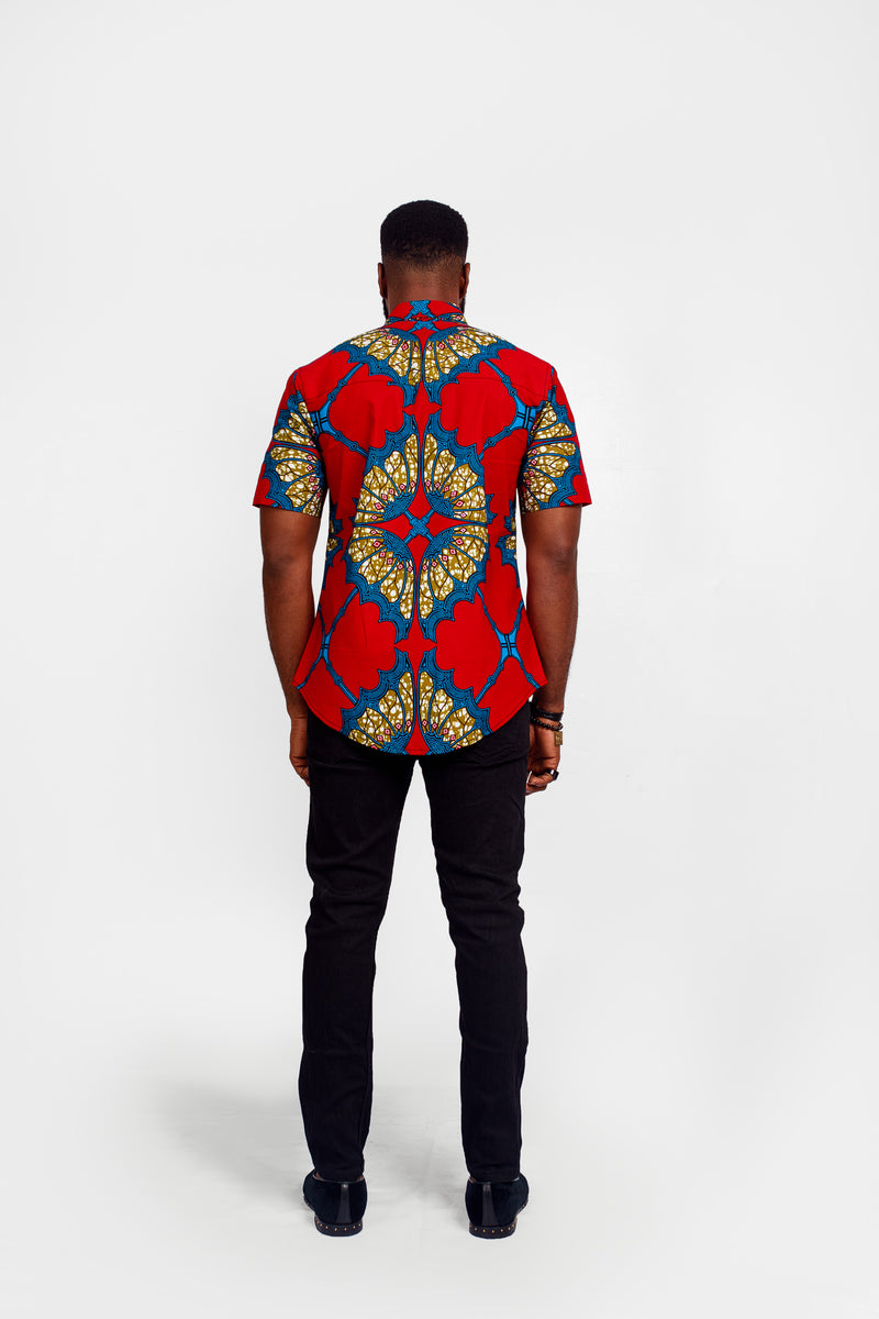 AFRICAN GAMBA SHORT SLEEVE SHIRT