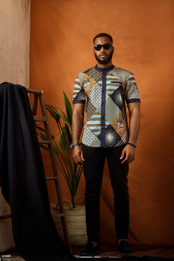 AFRICAN TEFO SHORT SLEEVE SHIRT