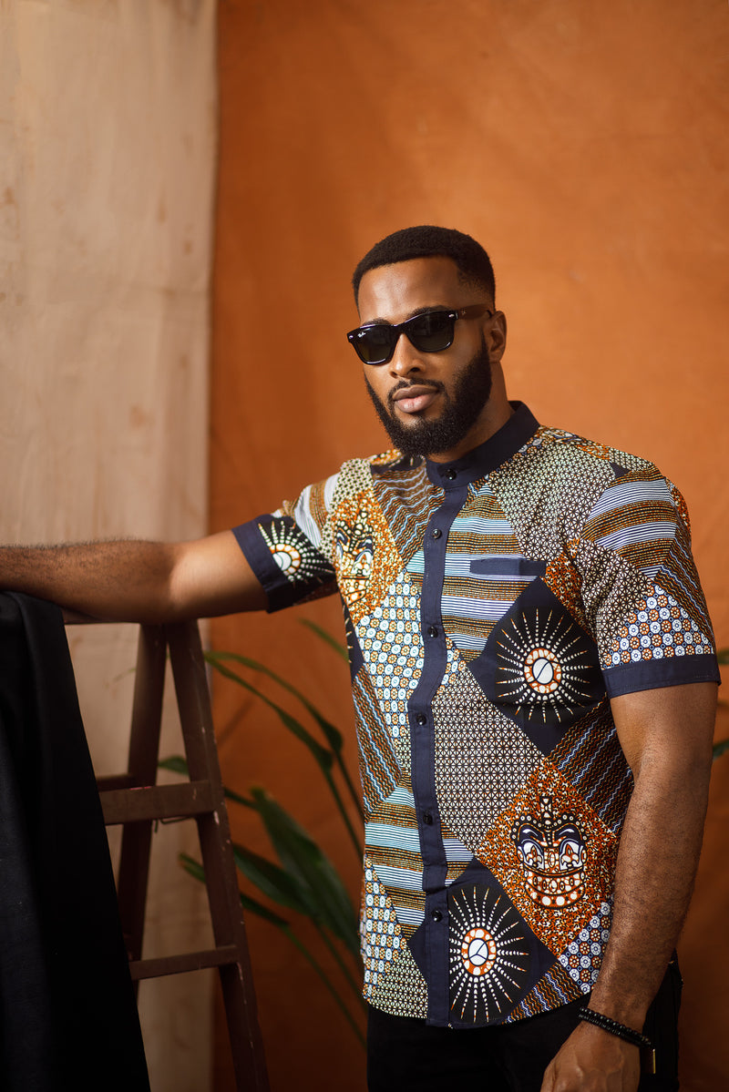 AFRICAN TEFO SHORT SLEEVE SHIRT