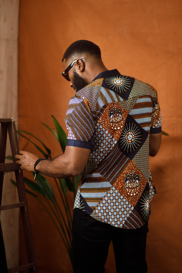 AFRICAN TEFO SHORT SLEEVE SHIRT