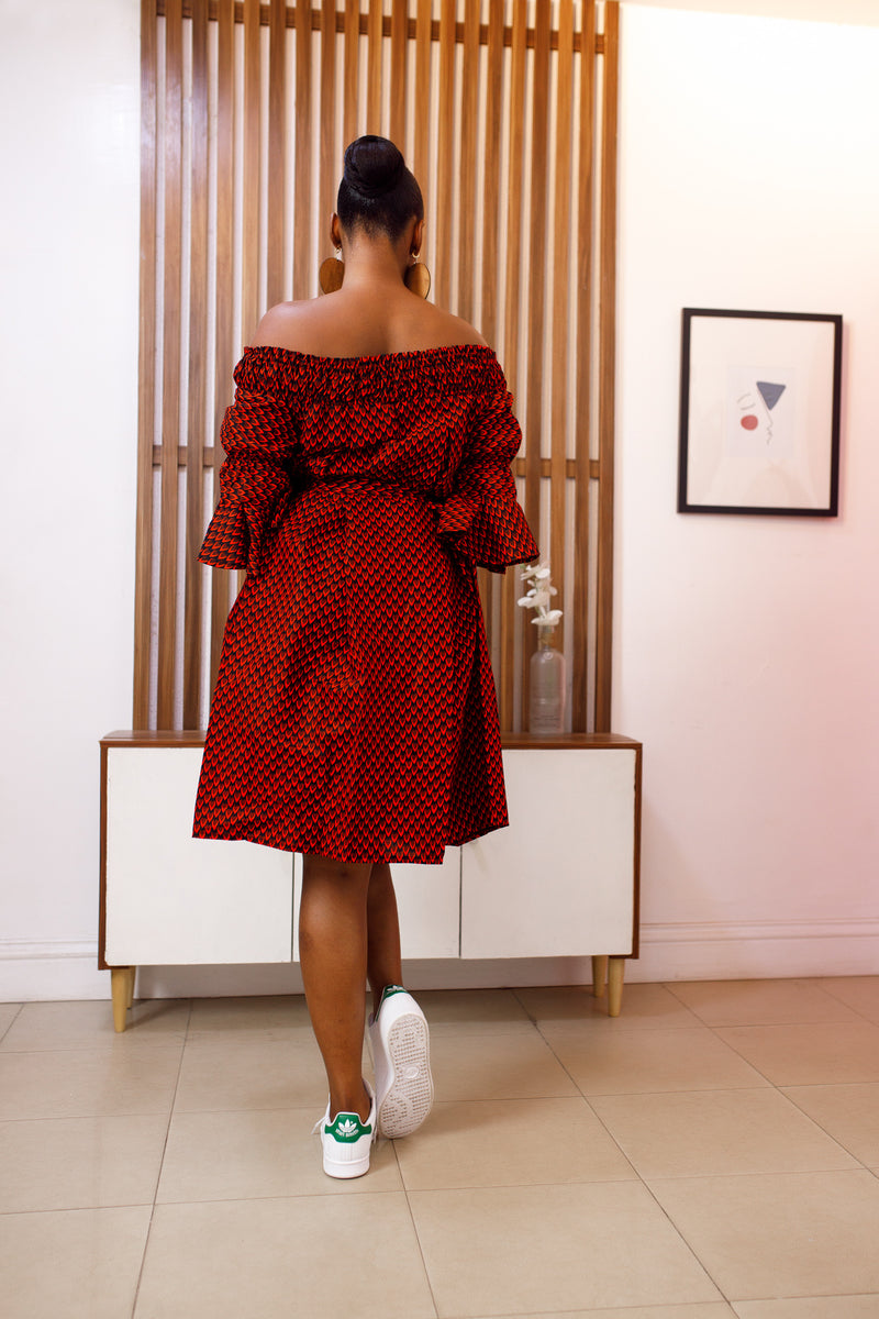 African Print Binah Dress