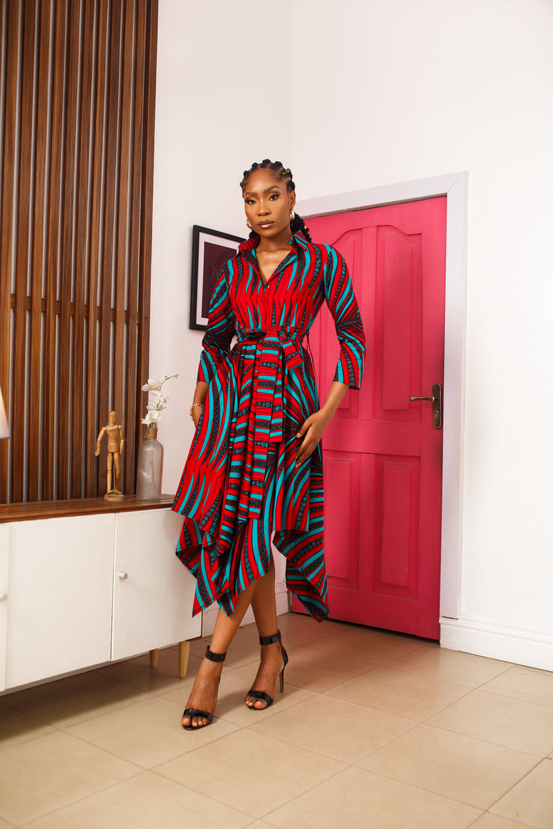 African Print Abena Dress