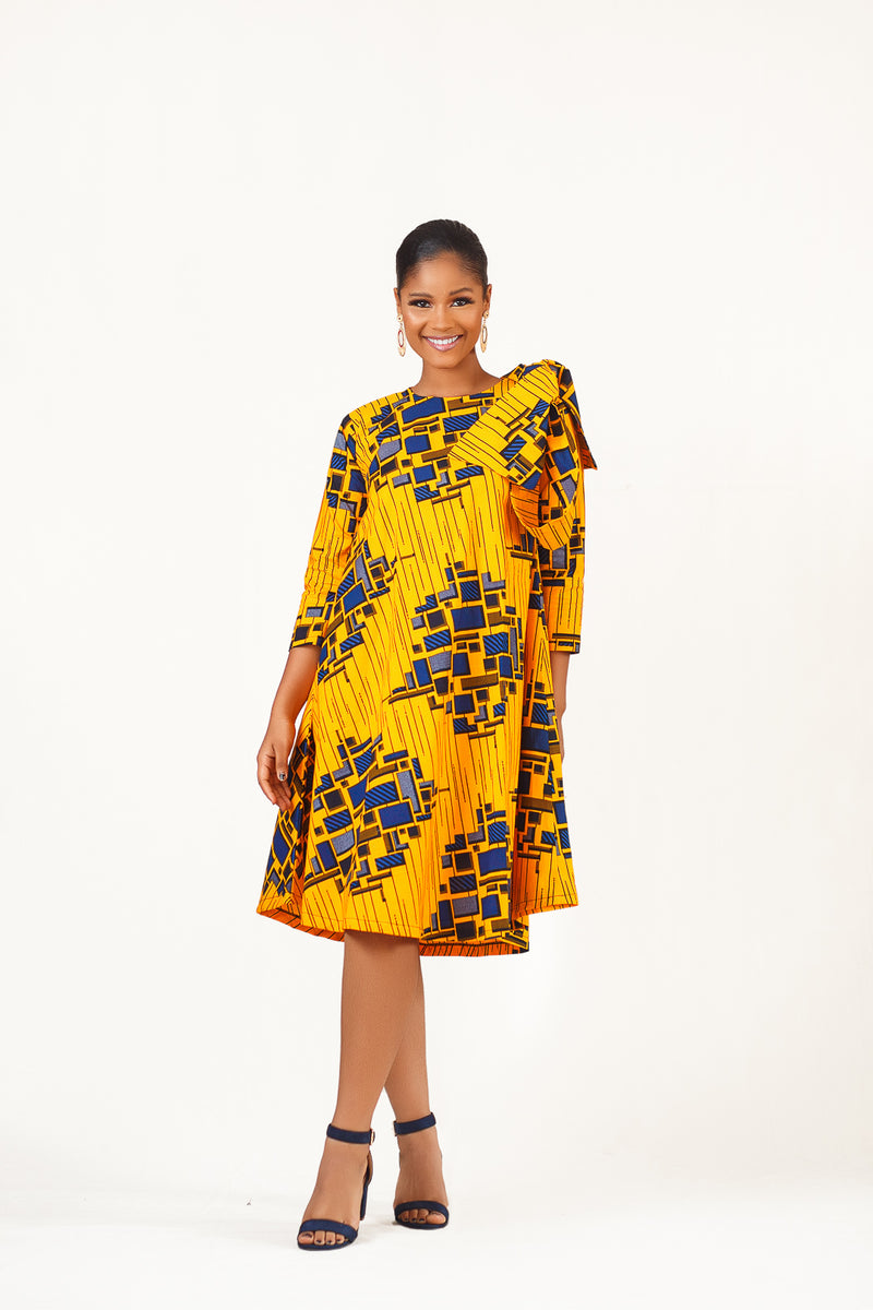 African Print Jamila Dress