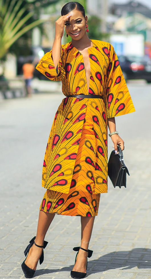 African Print Dido Kimono