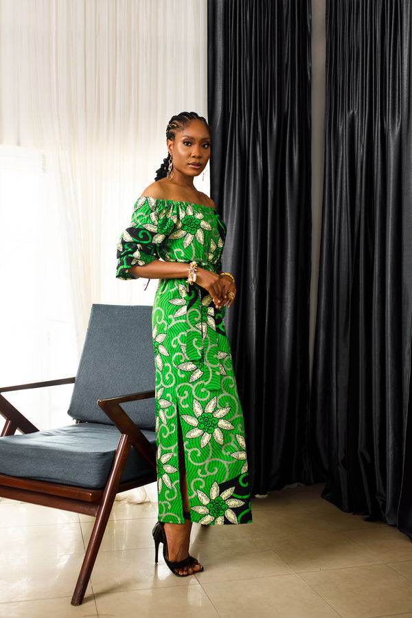 African Print Hibo Dress