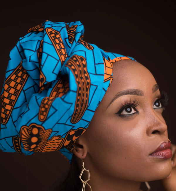 African Print Ama Head Wrap