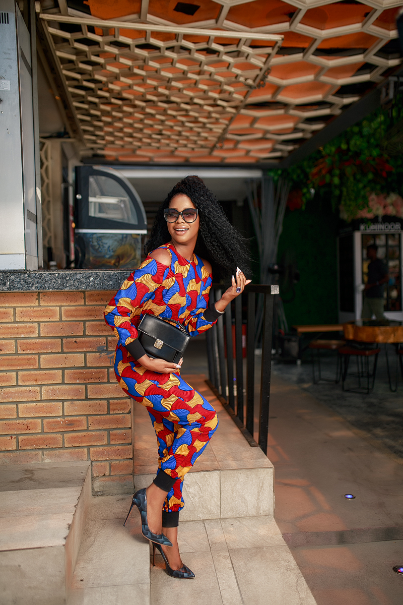 African Print Kala Jumpsuit