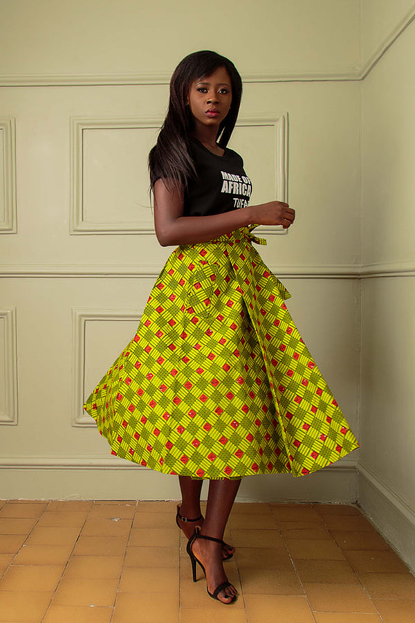 African Print Koupa Skirt