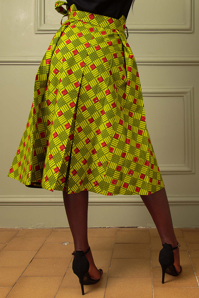 African Print Koupa Skirt