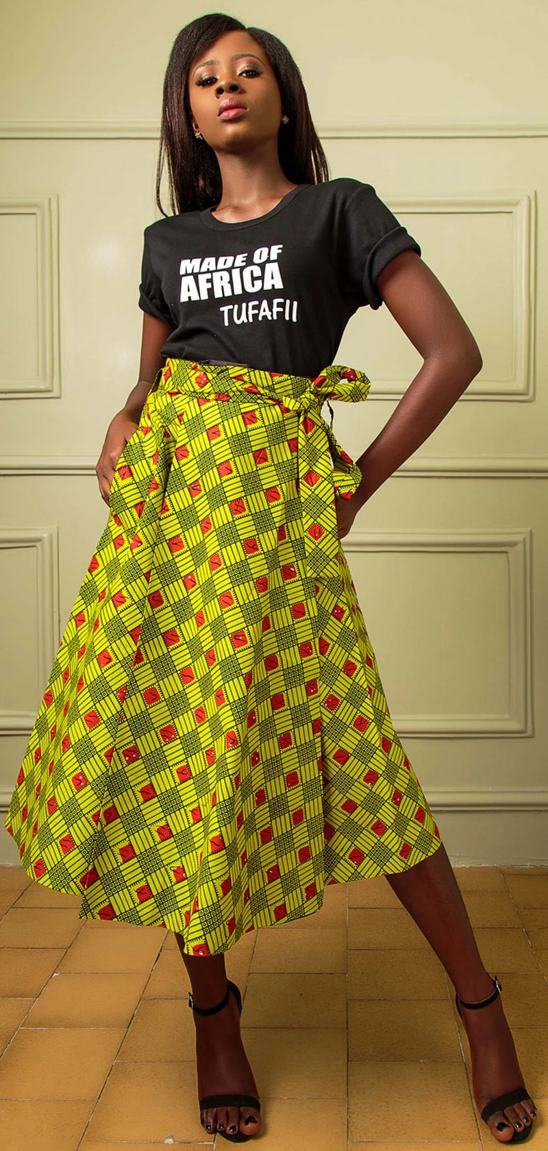 African Print Koupa Skirt