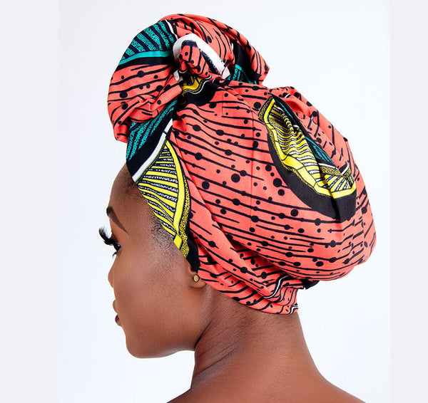 African Print Beeha Head Wrap