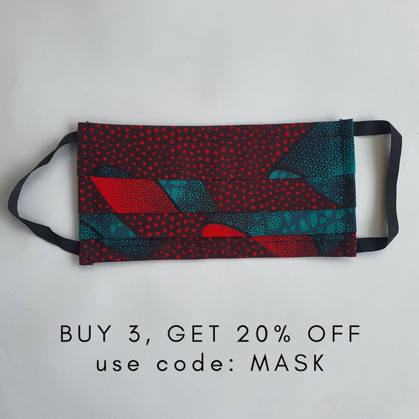 ADULT REUSABLE FACE MASK WITH COMPLEMENTARY FILTER