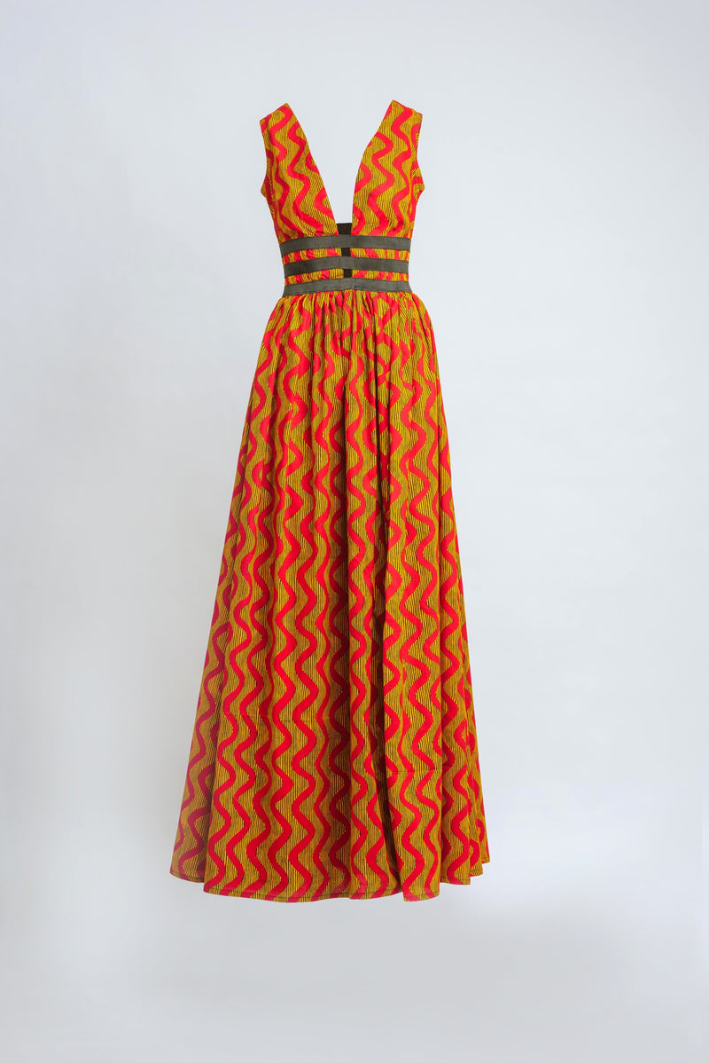 African Print Deka Dress