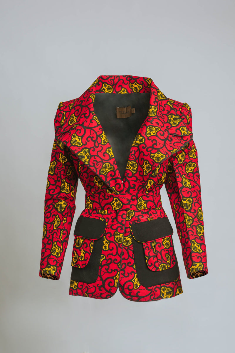 Zane African print Woman Power Jacket