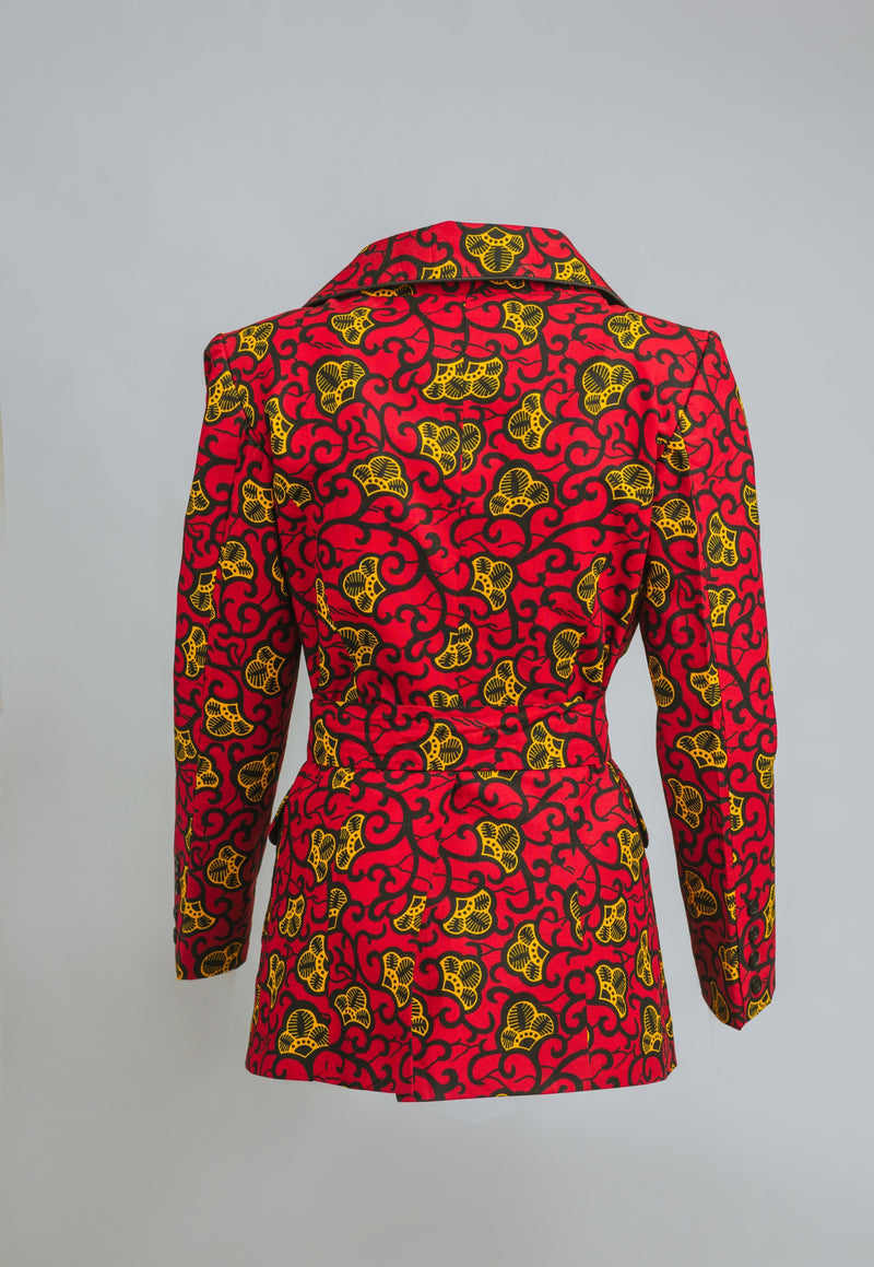 Zane African print Woman Power Jacket