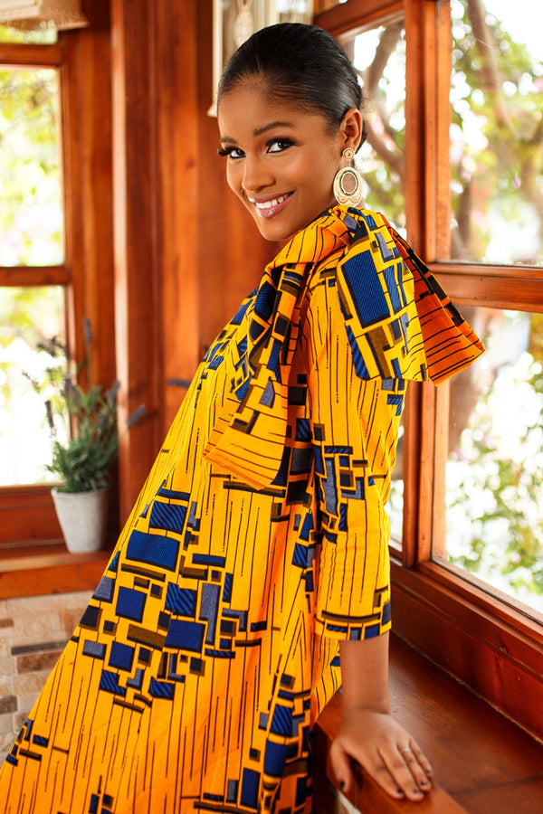 African Print Jamila Dress